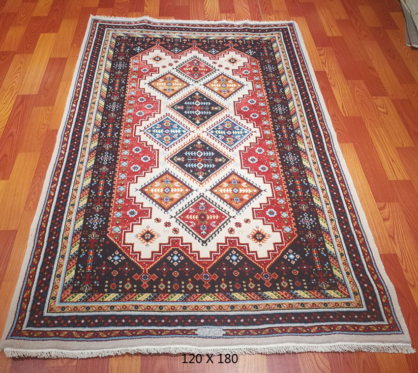 手工丝毛毯4*6-3