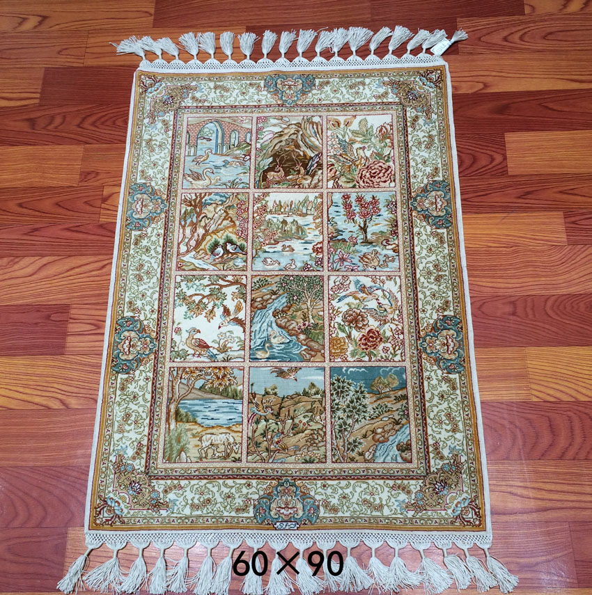 手工真丝毯1.9*2.7