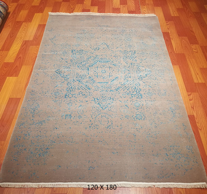 手工丝毛毯4*6-2