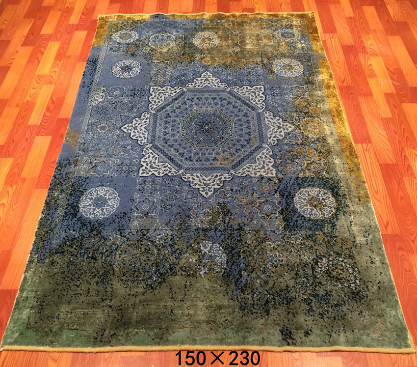 手工丝毛毯4.9*7.5-3