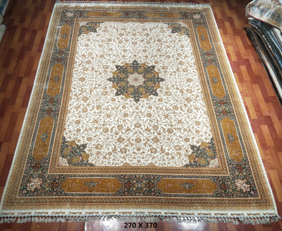 手工绢丝地毯9*12  TXD-1033