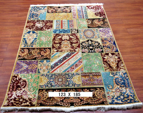 手工真丝地毯 4*6 TXW-1105