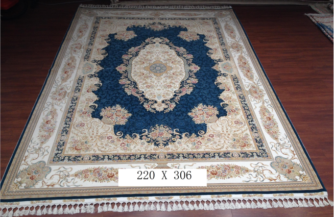 手工丝毛地毯7*10 TXMW-1103蓝