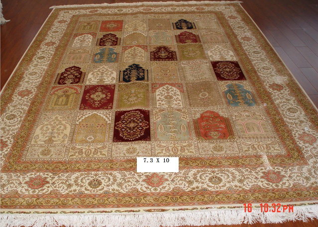 手工真丝地毯 7*10 TXQ-0913