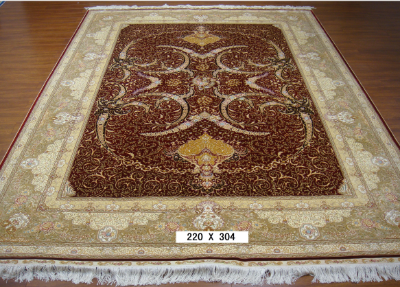 手工真丝地毯  7*10 TXD-1059
