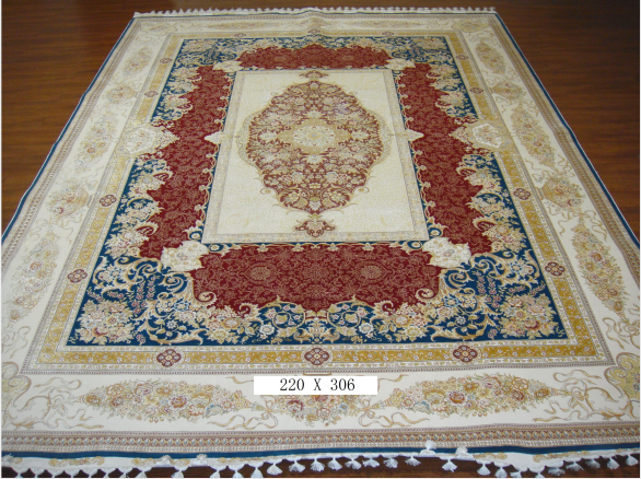 手工丝毛地毯 7*10 TXMW-1103红