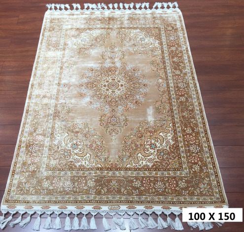 手工绢丝地毯  3.3*5 TXJ-1001 卡