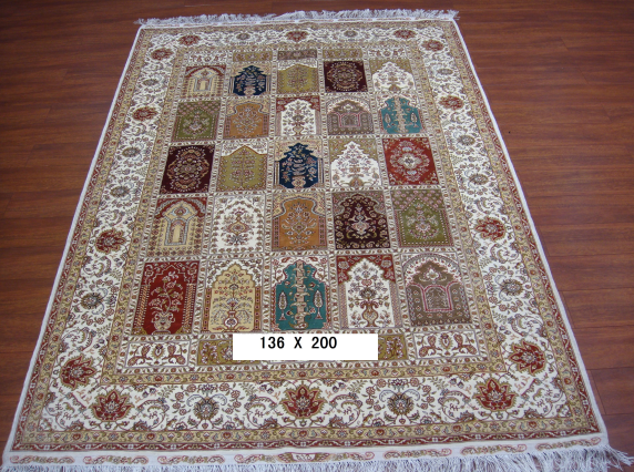 手工绢丝地毯 4.4*6.5 TXQ-0913