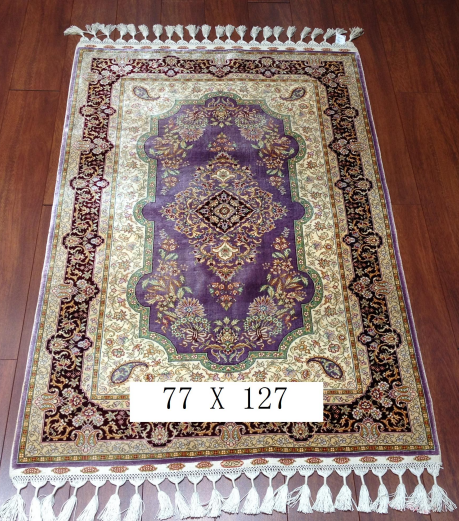 手工真丝地毯 2.5*4.1 TXD-155紫