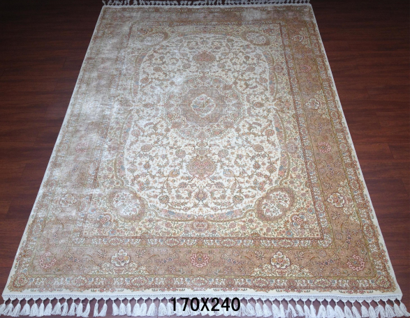 手工绢丝地毯5.4*7.87 TXW-0903