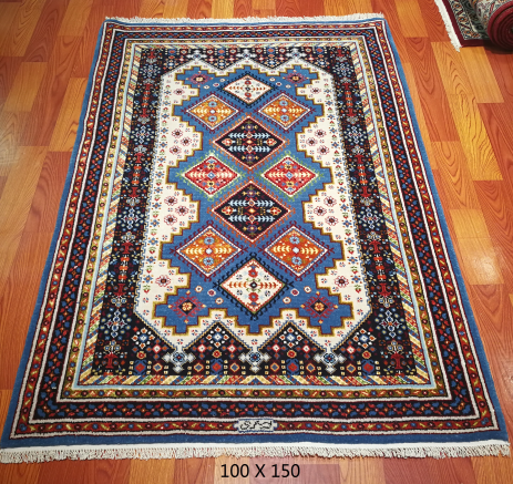 手工丝毛地毯 3*5  TXMX-1750 D2#白