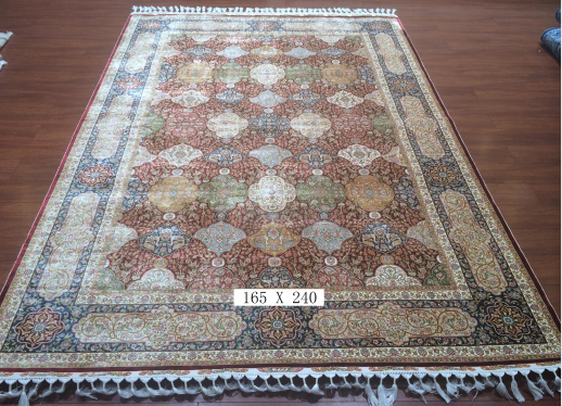 手工绢丝地毯5.4*7.87 TXW-1114