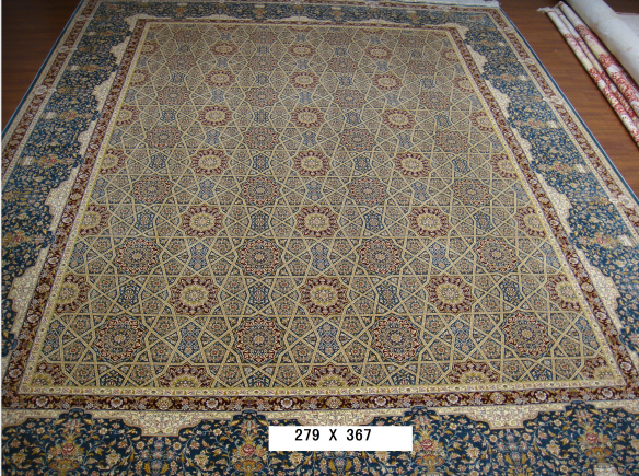 手工真丝地毯  9*12  TXD-1047