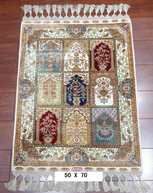 手工绢丝地毯 1.6*2.2 TXQ-0913