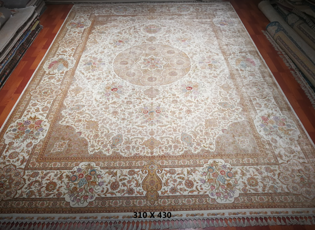 手工绢丝地毯10*14 TXW-1203 丝纬