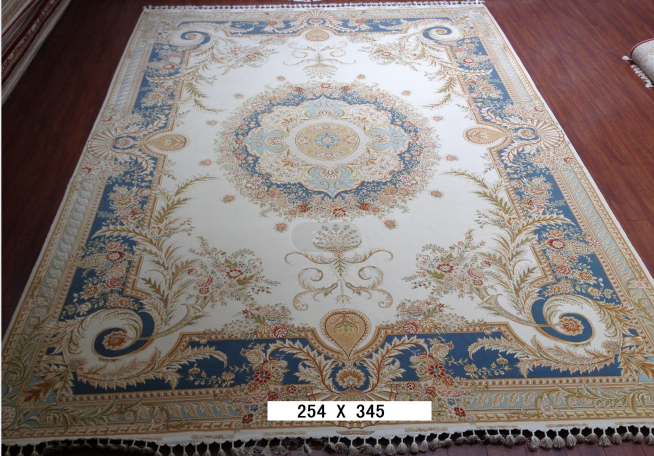 手工丝毛地毯 8.2*11.48 TXMW-1102白