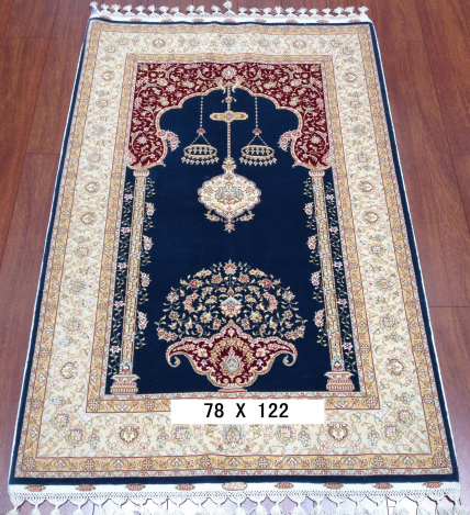 手工丝毛地毯 2.5*4.1 TXMD-0034 蓝