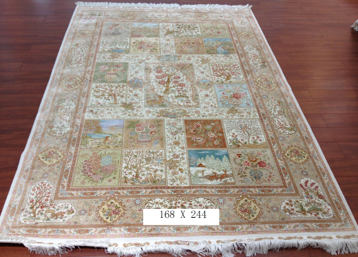 手工真丝地毯 5.5*8 TXW-1214