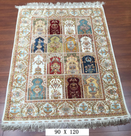 手工绢丝地毯2.9*3.9 TXW-0909