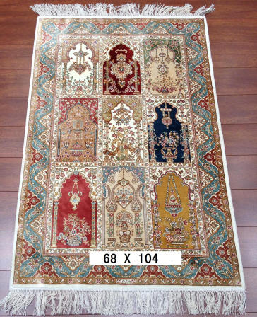 手工绢丝地毯 2.2*3.4  TXW-1110