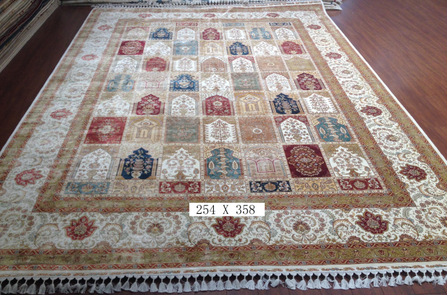 手工绢丝地毯8.2*11.48  TXQ-0913