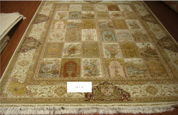 手工真丝地毯  7*10  TXD-0901