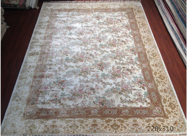 手工绢丝地毯7*10 TX-15429