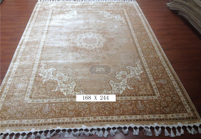 手工绢丝地毯  5.4*7.87 TXJ-1001卡