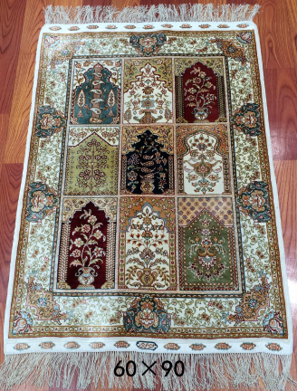 手工绢丝地毯 2.2*3 TXQ-0913