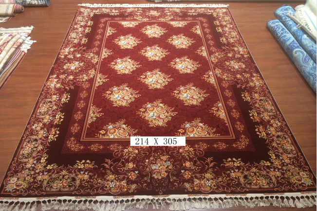 手工丝毛地毯 7*10 TXMX-1344红