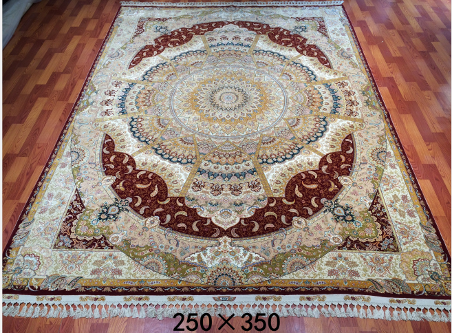 手工丝毛地毯 8.2*11.48 TXMJ-1422红