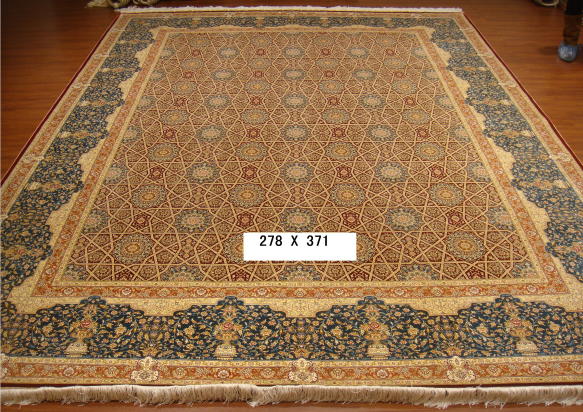 手工真丝地毯  9*12  TXD-1047