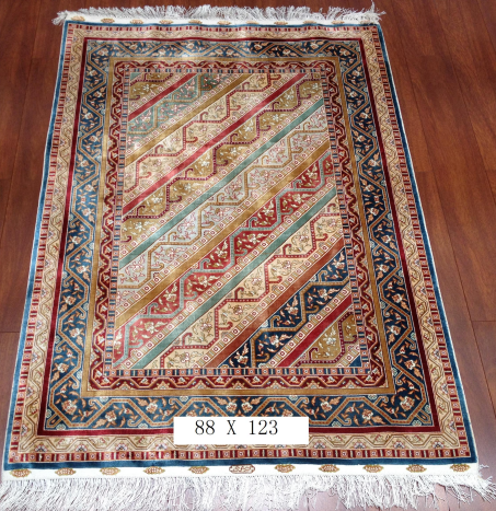 手工绢丝地毯 2.8*4  TXW-1106