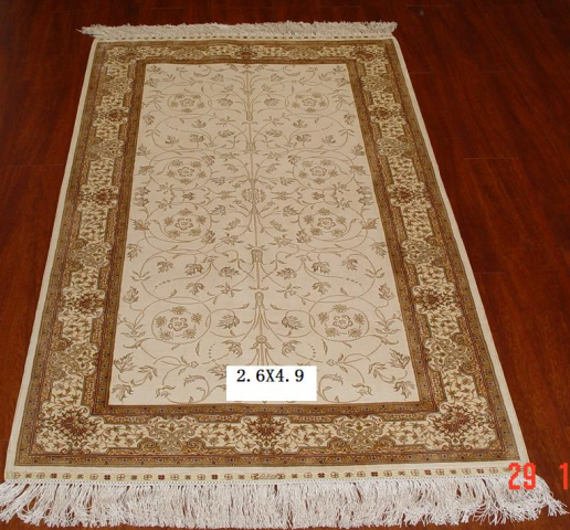 手工真丝地毯2.6*4.9 d-122