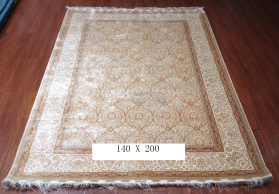 手工绢丝地毯 4.5*6.5 TXD-1034卡