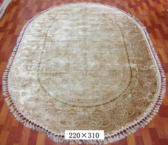 手工绢丝地毯7*10  TXX-1244B