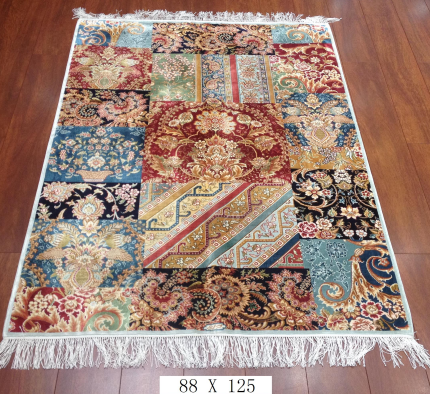 手工绢丝地毯2.8*4 TXW-1105