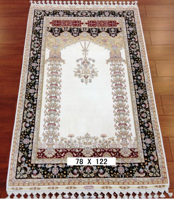 手工丝毛地毯 2.4*4.1 TXMD-0032白