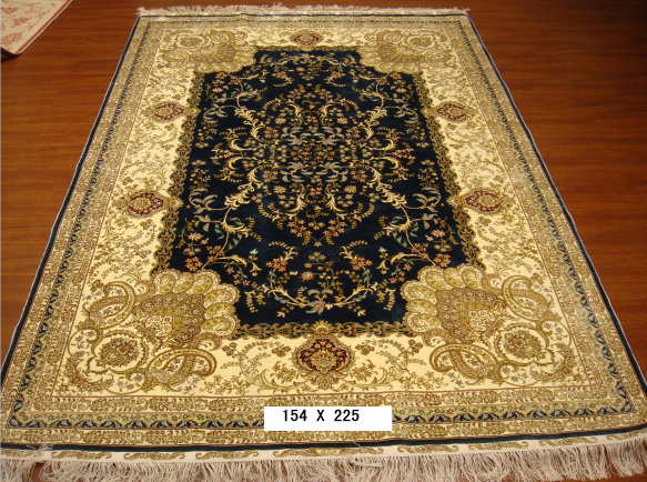 手工绢丝地毯 4.9*7.3 TXD-1040