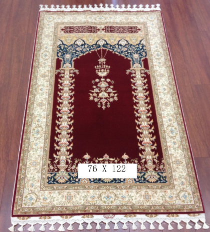 手工丝毛地毯 2.4*4.1 TXMD-0032红