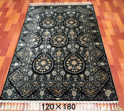 手工绢丝地毯 4*6 TXJ-1502