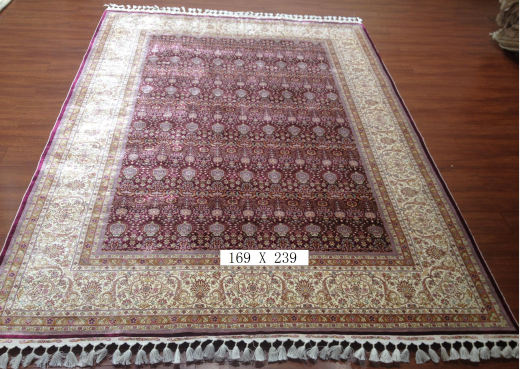 手工绢丝地毯5.4*7.87 TXD-180