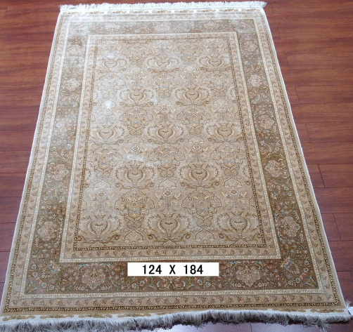 手工真丝地毯 4*6 TXD-1064 卡