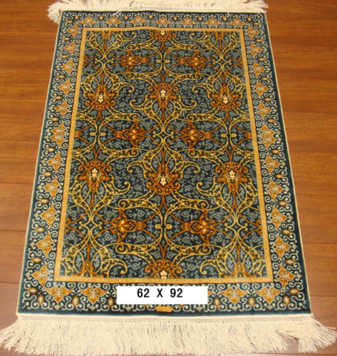 手工真丝地毯2*3 TXJ-1006蓝