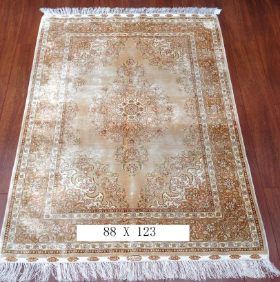 手工绢丝地毯 2.8*4 TXJ-1001卡