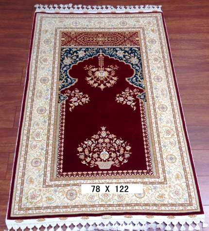 手工丝毛地毯 2.5*4.1 TXMD-33红