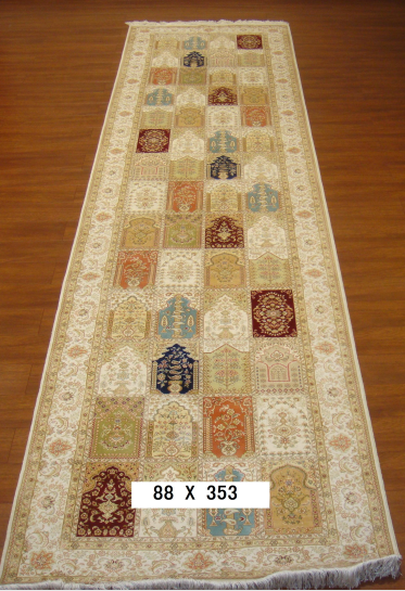 手工真丝地毯2.8*11.48 TXQ-0913