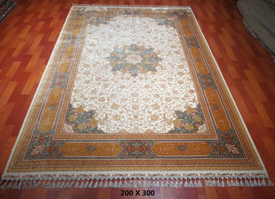 手工绢丝地毯6.4*9.84  TXD-1033