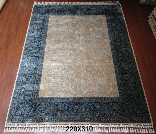 手工绢丝地毯7*10 TXJ-1425