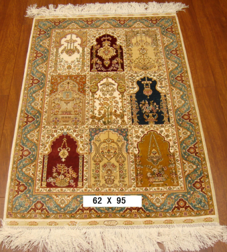 手工真丝地毯2*3 TXW-1110